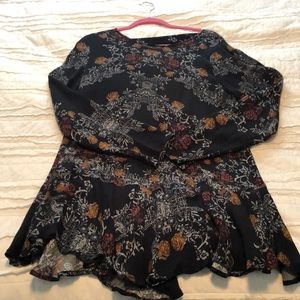 Long-sleeve free people tunic